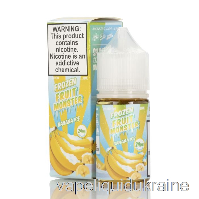 Vape Liquid Ukraine ICE Banana - Frozen Fruit Monster Salts - 30mL 48mg